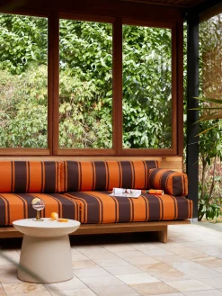 Mesa auxiliar redonda Dustan