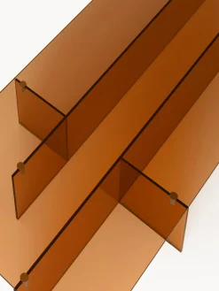 Mesa de centro grande de vidrio Anouk, 160 cm