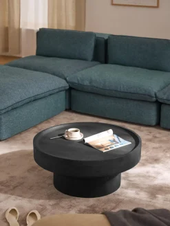 Mesa de centro redonda de madera de mango Benno