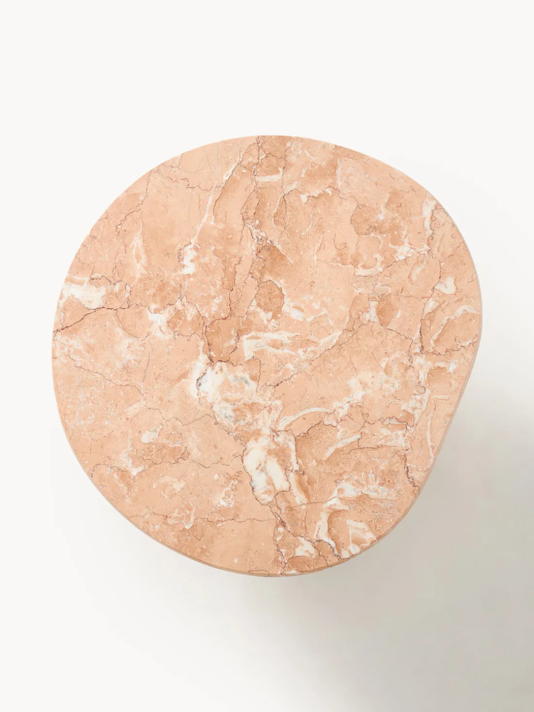 Mesa de centro redonda de mármol Taula