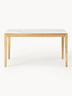 Mesa de comedor con tablero en aspecto mármol Jackson, tamaños diferentes