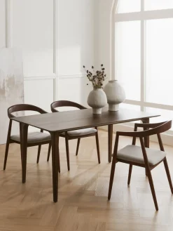 Mesa de comedor de madera de mango Archie, tamaños diferentes