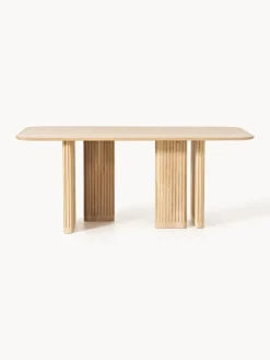 Mesa de comedor de madera de roble Jolka, tamaños diferentes