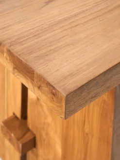 Mesa de comedor de teca Hugo, tamaños diferentes