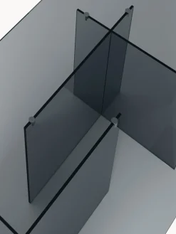 Mesa de comedor de vidrio Anouk, tamaños diferentes