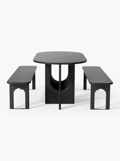 Mesa de comedor ovalada Apollo, tamaños diferentes