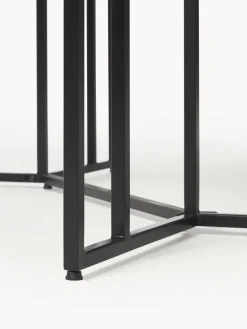 Mesa de comedor ovalada de madera de mango Luca, tamaños diferentes