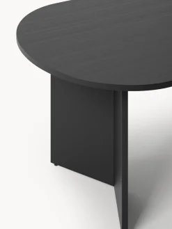 Mesa de comedor ovalada de madera Toni, 200 x 90 cm