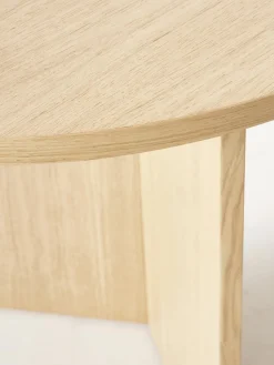 Mesa de comedor ovalada de madera Toni, tamaños diferentes