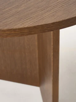 Mesa de comedor ovalada de madera Toni, tamaños diferentes