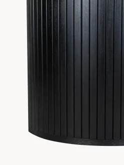 Mesa de comedor ovalada de madera Bianca, 200 x 90 cm