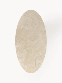 Mesa de comedor ovalada de mármol Miley, tamaños diferentes