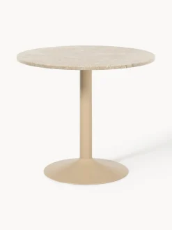 Mesa de comedor ovalada de mármol Miley, tamaños diferentes