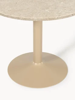 Mesa de comedor ovalada de mármol Miley, tamaños diferentes