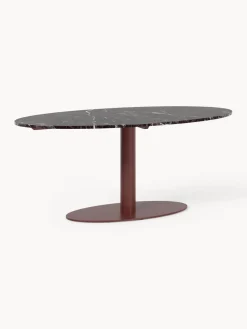 Mesa de comedor ovalada de mármol Miley, tamaños diferentes