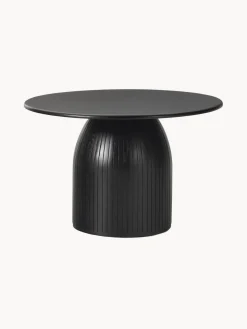 Mesa de comedor redonda con estructura estriada Nelly, tamaños diferentes