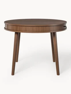 Mesa de comedor redonda con espacio de almacenamiento Calary, tamaños diferentes