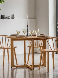 Mesa de comedor redonda Craft, Ø 110 cm