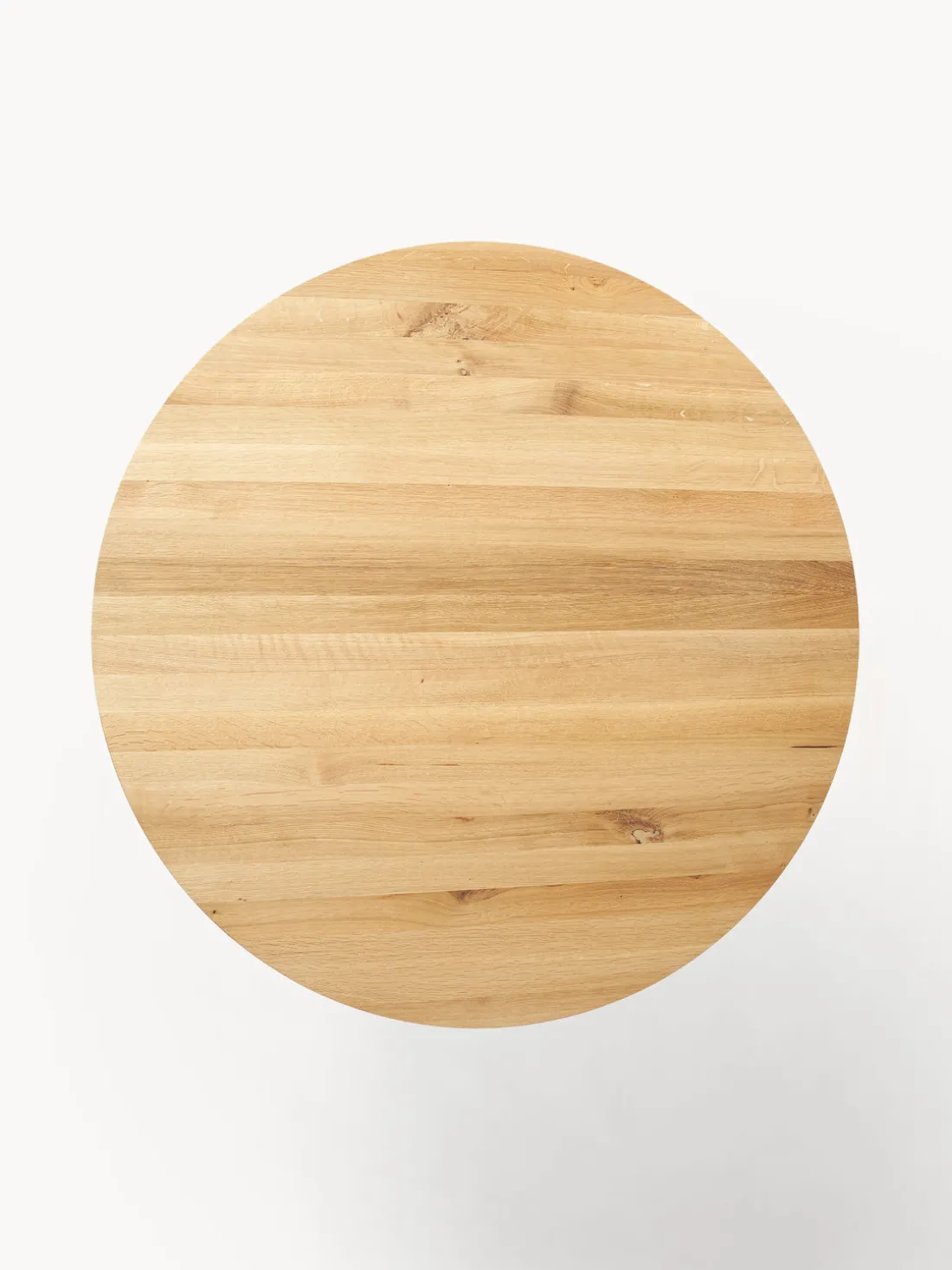 Mesa de comedor redonda de madera de roble maciza Archie, Ø 110 cm