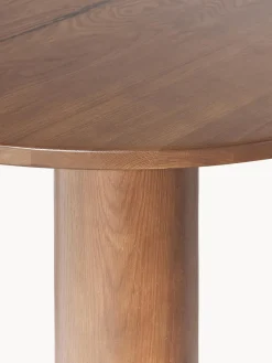 Mesa de comedor redonda de madera de roble Ohana, tamaños diferentes