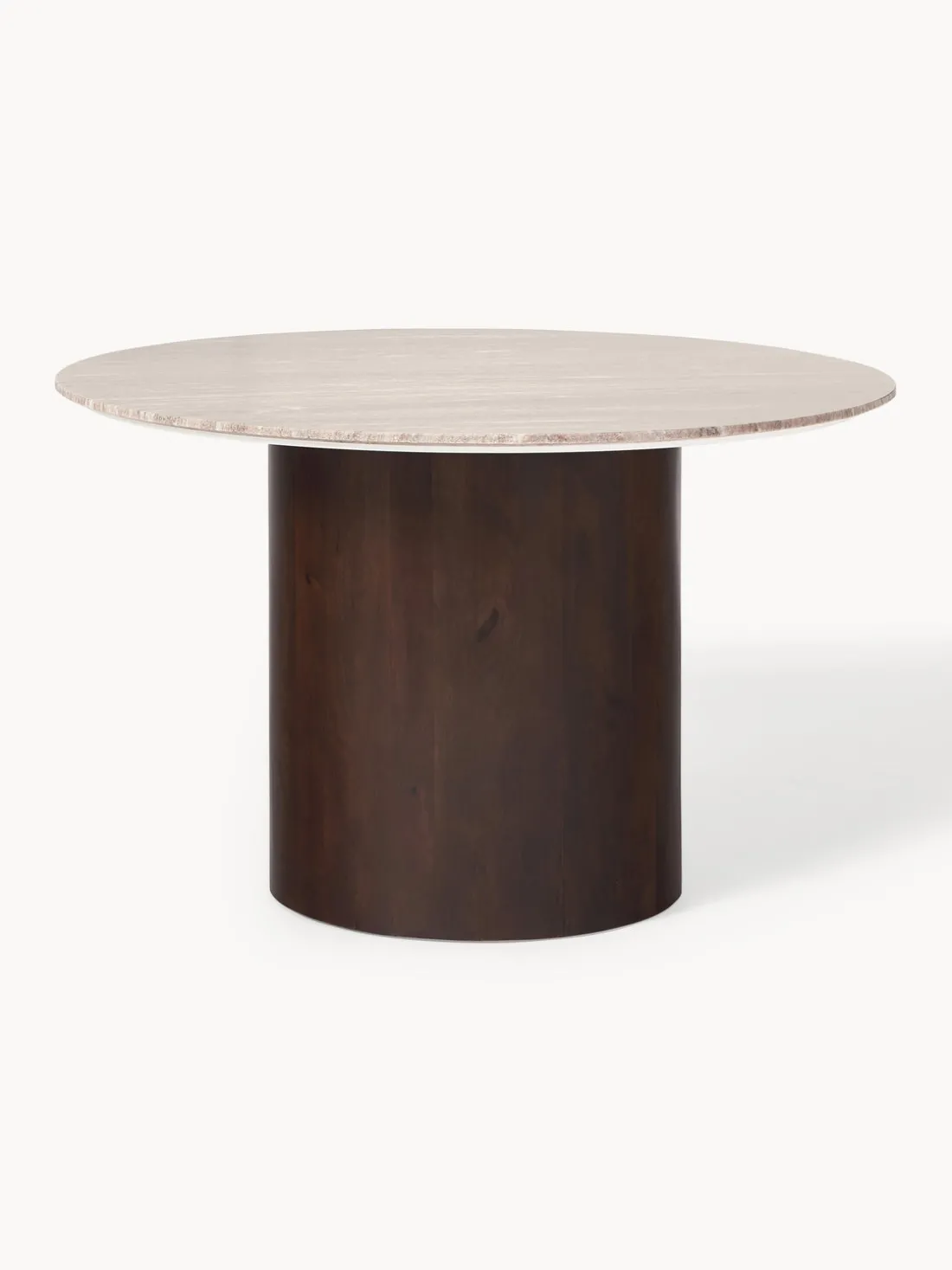 Mesa de comedor redonda de mármol, Abby, tamaños diferentes