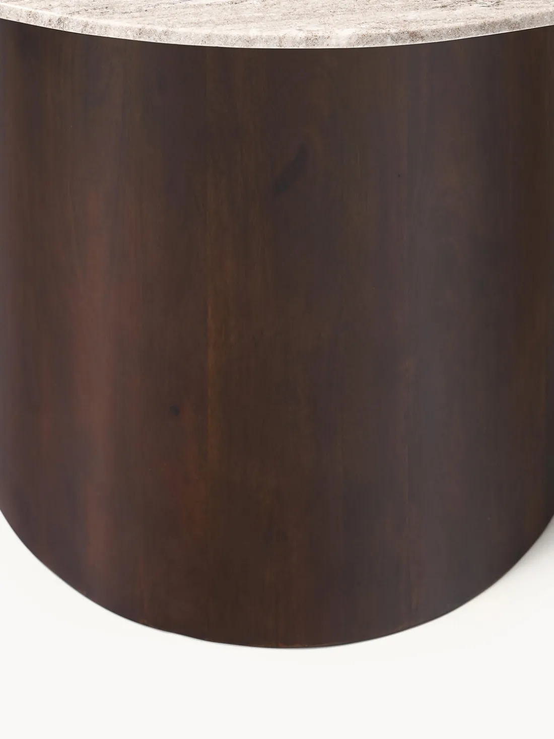 Mesa de comedor redonda de mármol, Abby, tamaños diferentes