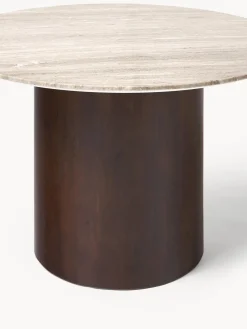 Mesa de comedor redonda de mármol, Abby, tamaños diferentes