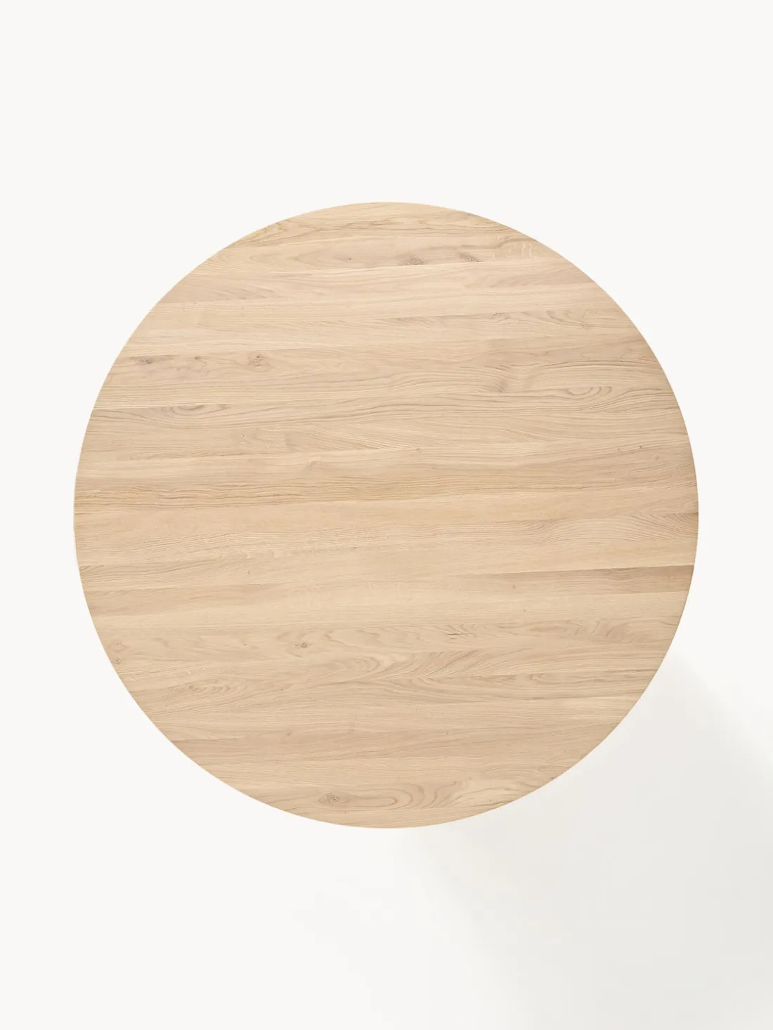 Mesa de comedor redonda de madera de roble Jolka, tamaños diferentes