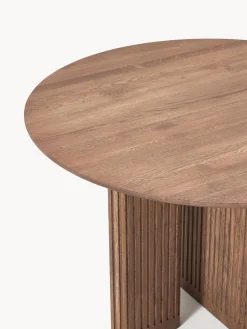 Mesa de comedor redonda de madera de roble Jolka, tamaños diferentes