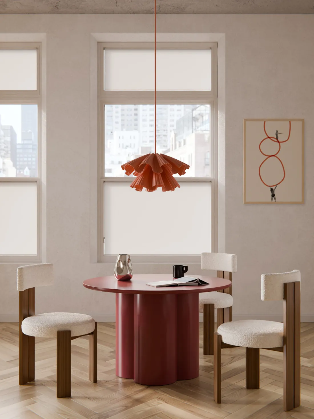 Mesa de comedor redonda Keva