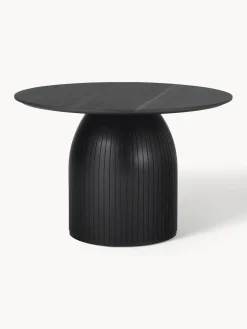 Mesa de comedor redonda Nelly con tablero de mármol Ø 115 cm