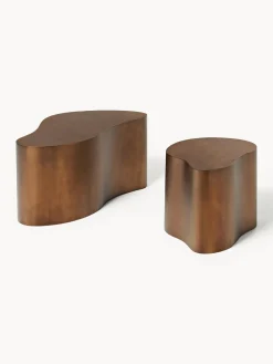 Mesas auxiliares de metal en forma orgánica Form, 2 uds.