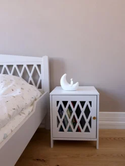 Mesilla de noche artesanal Harlequin