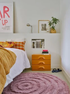 Mesilla de noche con cajones Ginger Orange