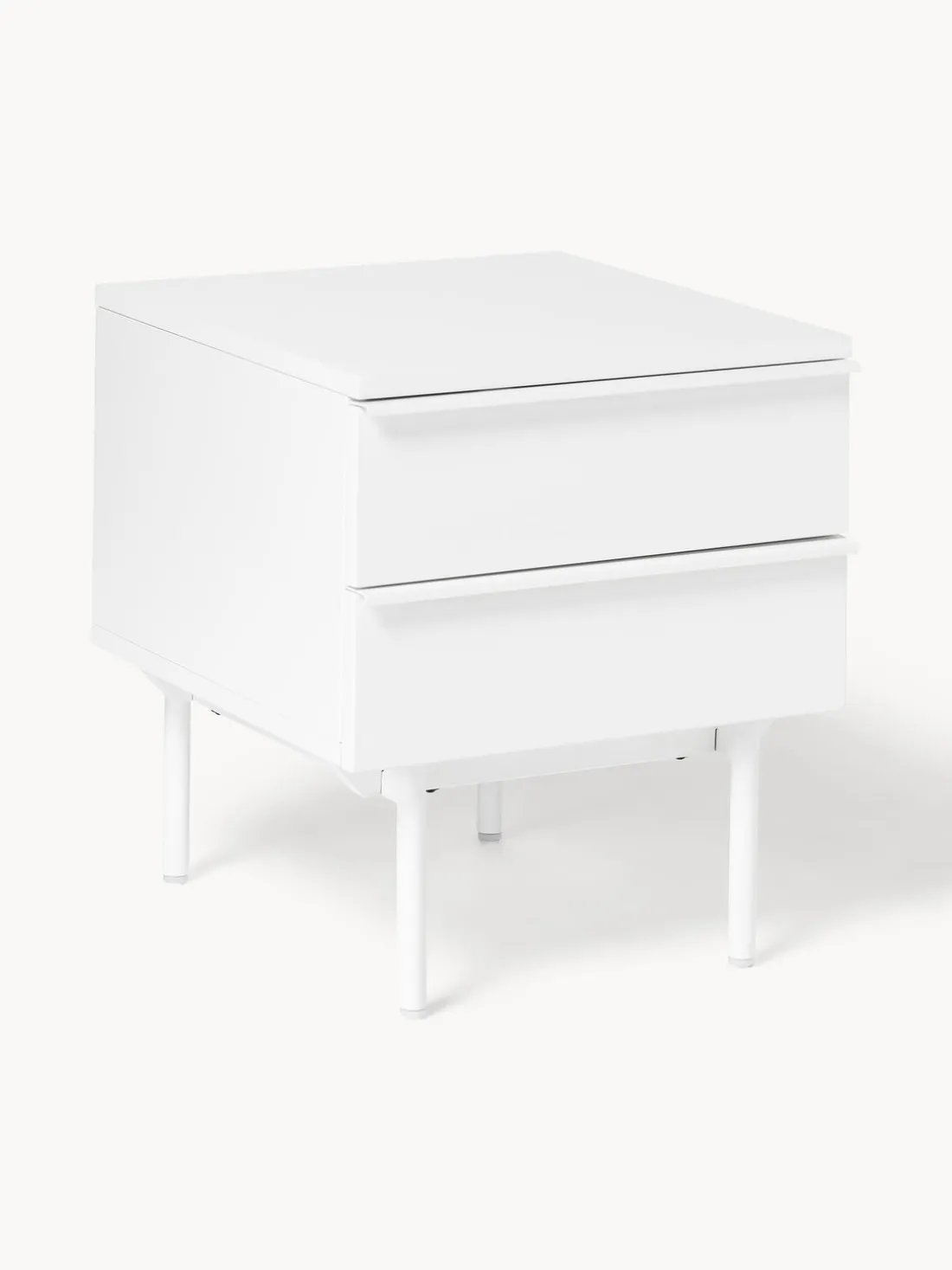 Mesita de noche de madera Elona