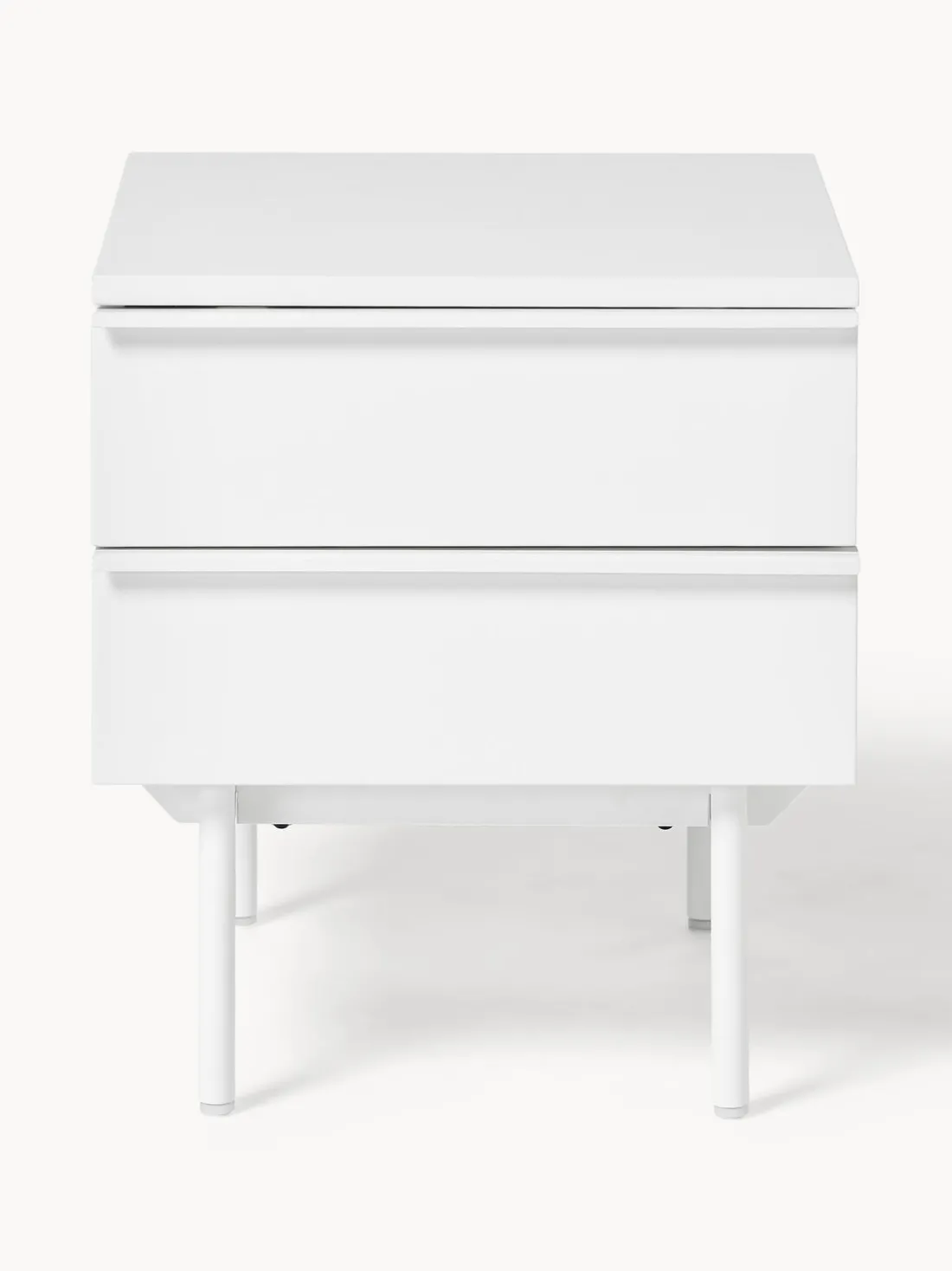 Mesita de noche de madera Elona