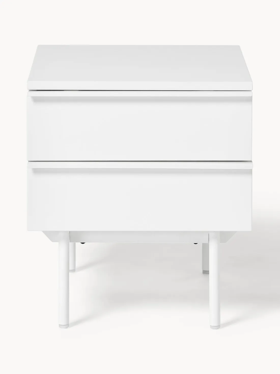 Mesita de noche de madera Elona