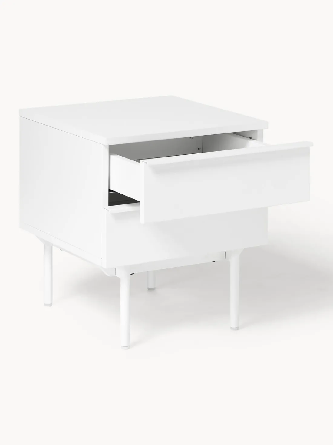 Mesita de noche de madera Elona