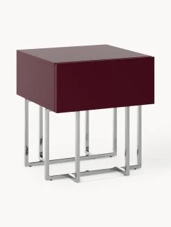 Mesita de noche de madera Joe