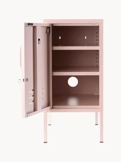 Mesita de noche de metal The Shorty, apertura de puerta izquierda o derecha