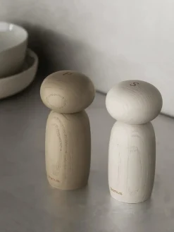Molinillo de sal y pimienta de madera de fresno Moli, 2 uds.