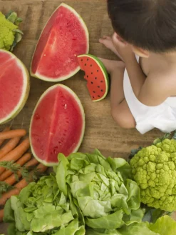 Mordedor artesanal para bebé Fruits & Veggies