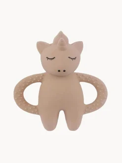 Mordedor de goma pintado a mano Rose