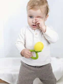 Mordedores para bebé artesanales con sonajero Newborn, 3 uds.