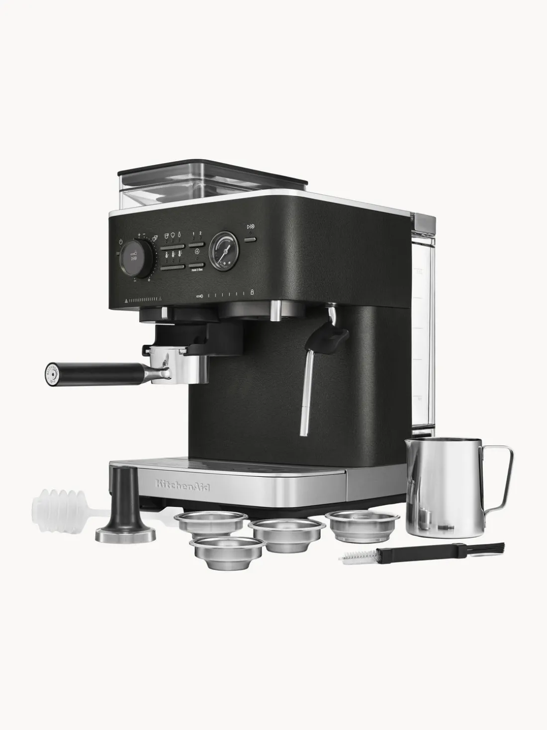 Máquina de café espresso con portafiltro Burr