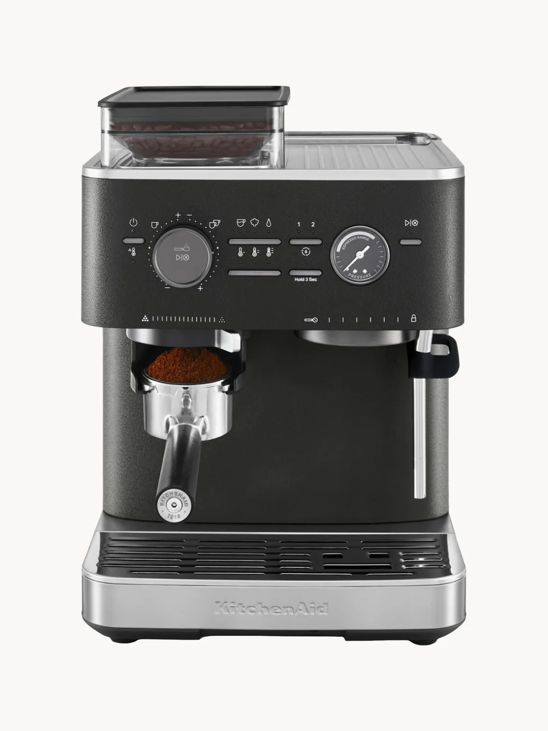 Máquina de café espresso con portafiltro Burr