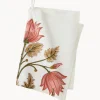 Paño de cocina artesanal con diseño floral Lulu