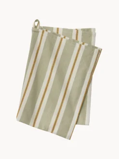 Paño de cocina artesanal con rayas Palermo