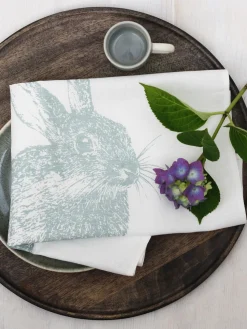 Paño de cocina artesanal Wildkaninchen