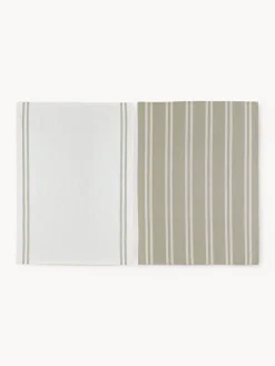 Paños de cocina de algodón a rayas Soft Tools, 2 uds.